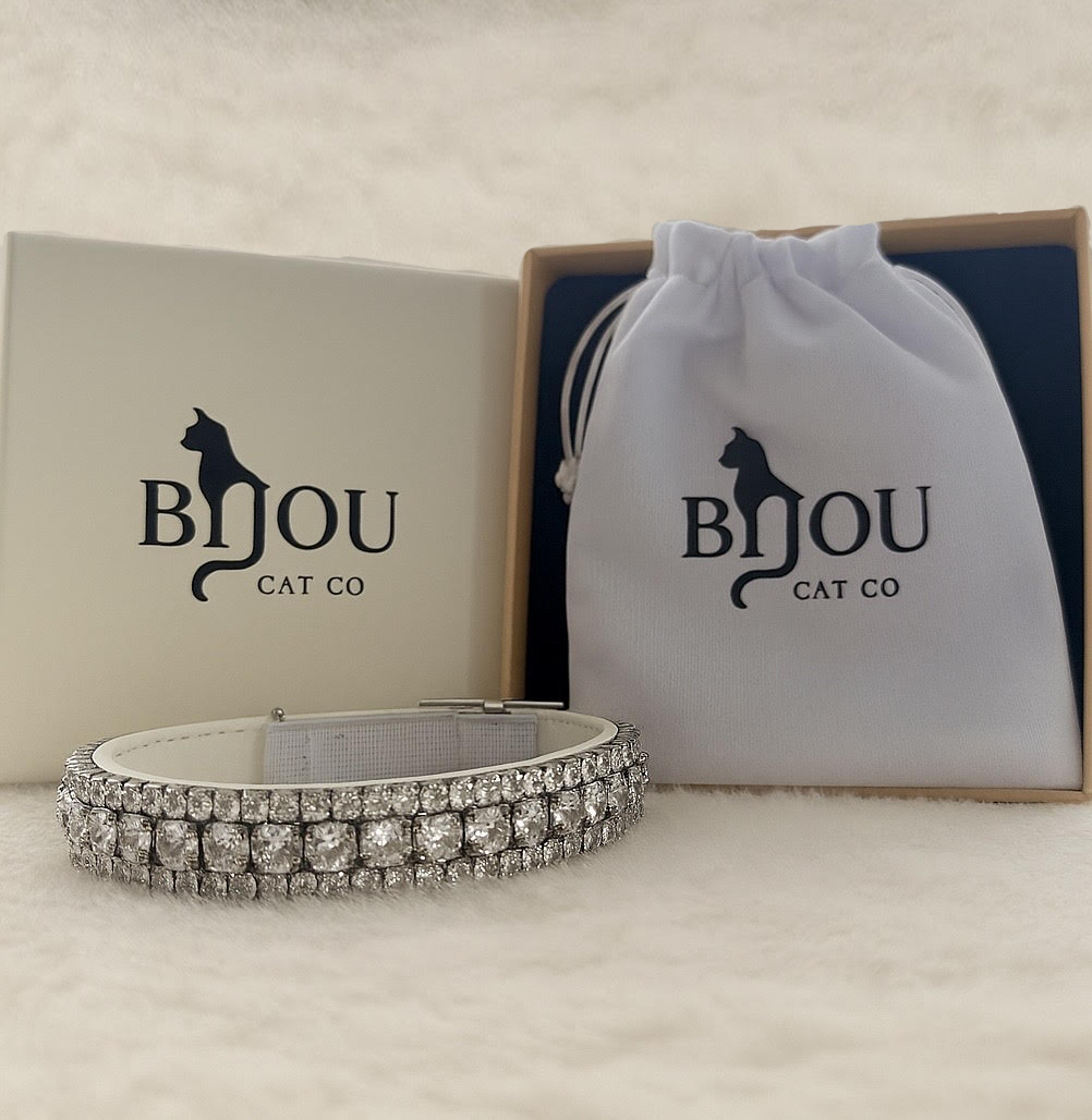 Bijou Clear Diamond Cat Collar