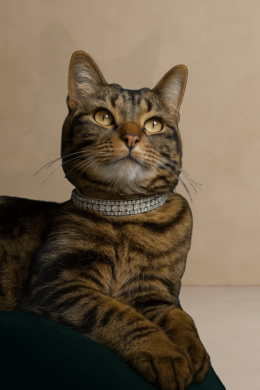 Bijou Clear Diamond Cat Collar
